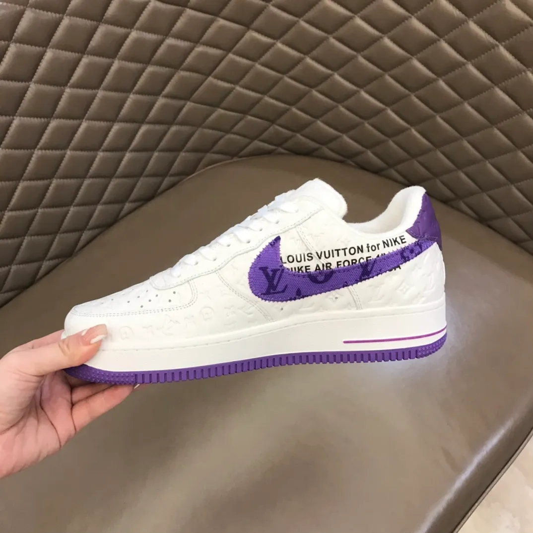 Men's shoes 💰p420 "*OUIS *UITTO*" x OFF-WHITE x Nike tripartite collaboration! Trendy and cool men's casual sports shoes with unrivaled color matching. The design idea basically continues the style of THE TEN. The Swoosh line and tongue label have a very familiar visual effect and are both fashionable and trendy! A must-have for fashionistas! The effect on your feet is absolutely stunning! (The original drawer packaging accessories are complete) Code number 38-45